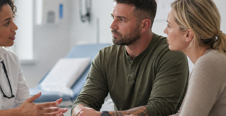 Former Soldier Consuls Medic